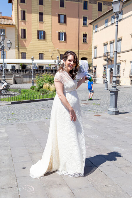 Arrival of the bride in Bracciano